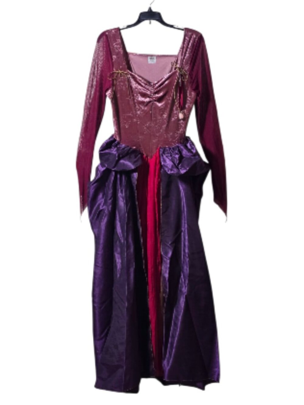 Disney Hocus Pocus Costume Dress Adult L Winifred Sanderson Halloween Cosplay